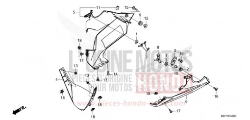 UNTERER WINDLAUF CBR650RAN de 2022